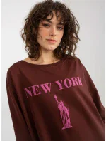 Mikina VI BL model 17865896 tmavě hnědá - FPrice