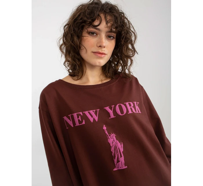 Mikina VI BL model 17865896 tmavě hnědá - FPrice