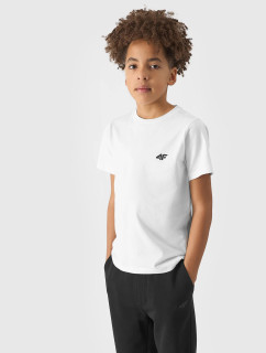 Chlapecké hladké tričko 4F - bílé