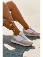 Dámské semišové tenisky Big Star HI-POLY SYSTEM – béžovo-bílé Dámské semišové tenisky Big Star HI-POLY SYSTEM – béžovo-bílé