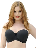 Podprsenka s kosticí Luxe Strapless CK2601-1 černá - Curvy Kate