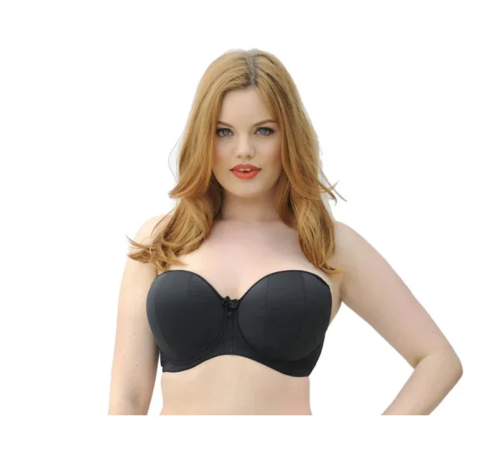 Podprsenka s kosticí Luxe Strapless CK2601-1 černá - Curvy Kate
