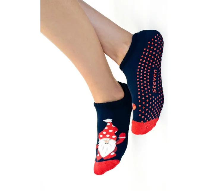 Dámské vánoční ponožky - Froté s ABS 132