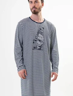 Pánská noční košile s dlouhým rukávem Plachetnice