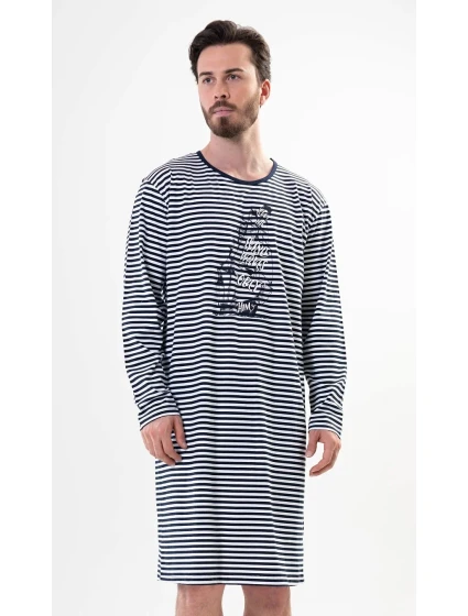 Pánská noční košile s dlouhým rukávem Plachetnice Pánská noční košile s dlouhým rukávem Plachetnice