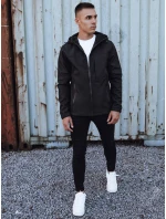 Pánská přechodná softshellová bunda s kapucí černá model 21980013 - Dstreet Pánská přechodná softshellová bunda s kapucí černá model 21980013 - Dstreet