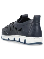 Rieker W RKR652 námořnicky modrá kožená polobotka s prolamovanou podrážkou Rieker W RKR652 námořnicky modrá kožená polobotka s prolamovanou podrážkou