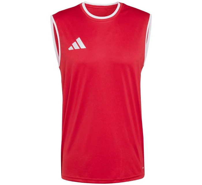 Pánské tričko adidas Entrada 26 Sleeveless Jersey červené KB3932 pánské