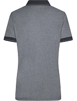 JN 705 Dámské žerzejové polo black melange/black model 22488378 - Daiber JN 705 Dámské žerzejové polo black melange/black model 22488378 - Daiber
