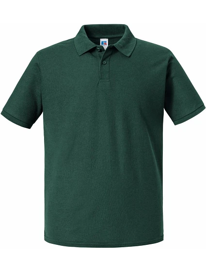 Russell Athletic 570M Pánské piqué polo "Authentic Eco" 10.570M bottle green Russell Athletic 570M Pánské piqué polo "Authentic Eco" 10.570M bottle green