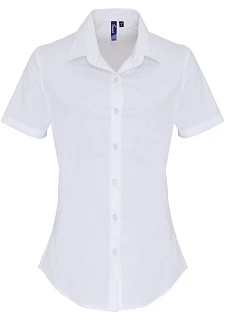 PR Popelínová elastická halenka s rukávem 39.0 white model 22484075 - Premier