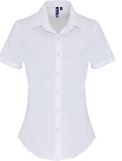 PR Popelínová elastická halenka s rukávem 39.0 white model 22484075 - Premier