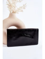 Dámská velká kožená peněženka s zipem Černá model 21605075 - Boto