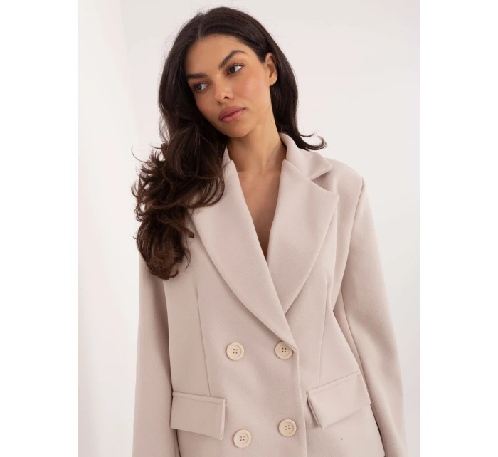 IT KR bunda FL9559.02P světle béžová IT KR bunda FL9559.02P světle béžová