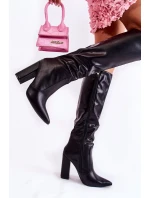 Klasické Boty Na Sloupek Černá Mayra