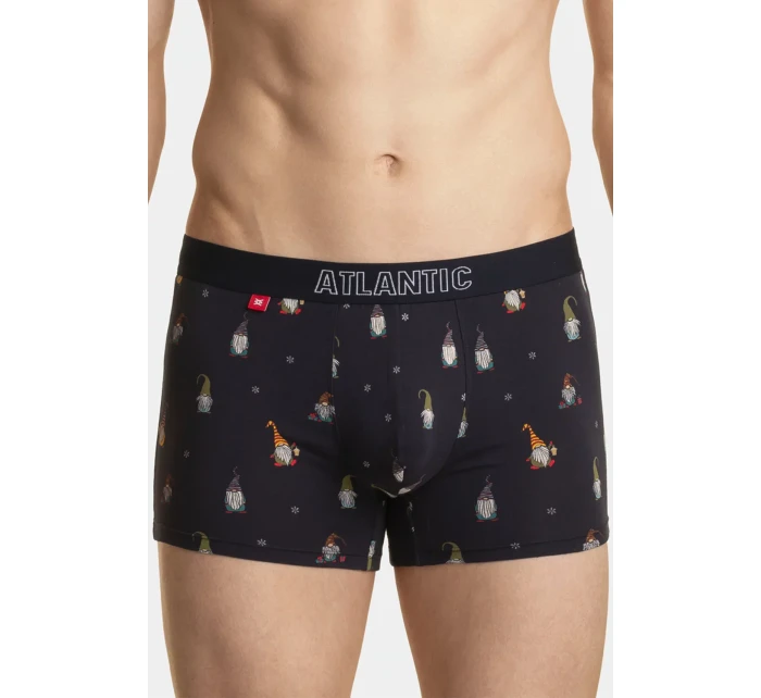 Pánské boxerky ATLANTIC 2Pack - tmavě modrá/červená