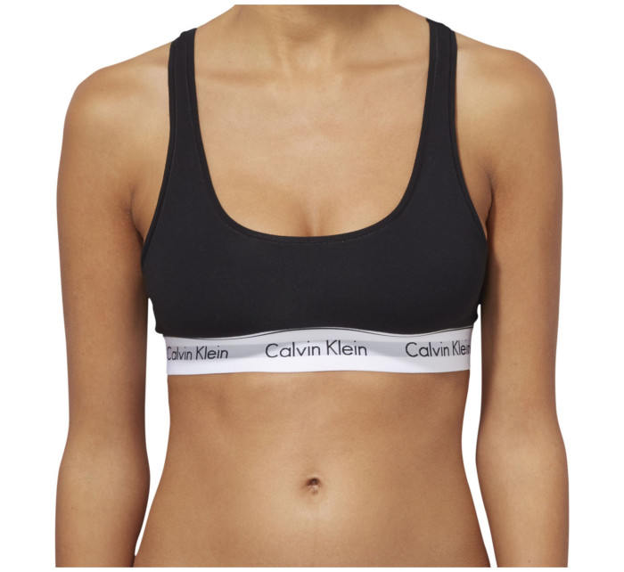 Dámská podprsenka Bralette Modern Cotton 0000F3785E001 černá - Calvin Klein