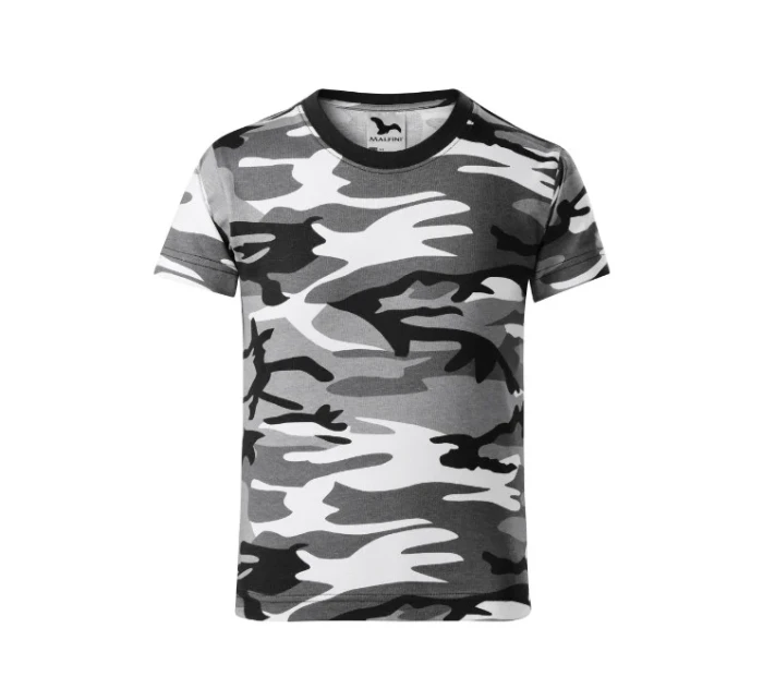 Camouflage tričko dětské camouflage gray