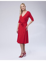 Dámské šaty Look 20 Leyla červená  - Made With Love