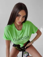 Dámské tričko 277745 neonově zelené - Ola Voga