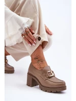 Polobotky na podpatku  model 183958 Step in style