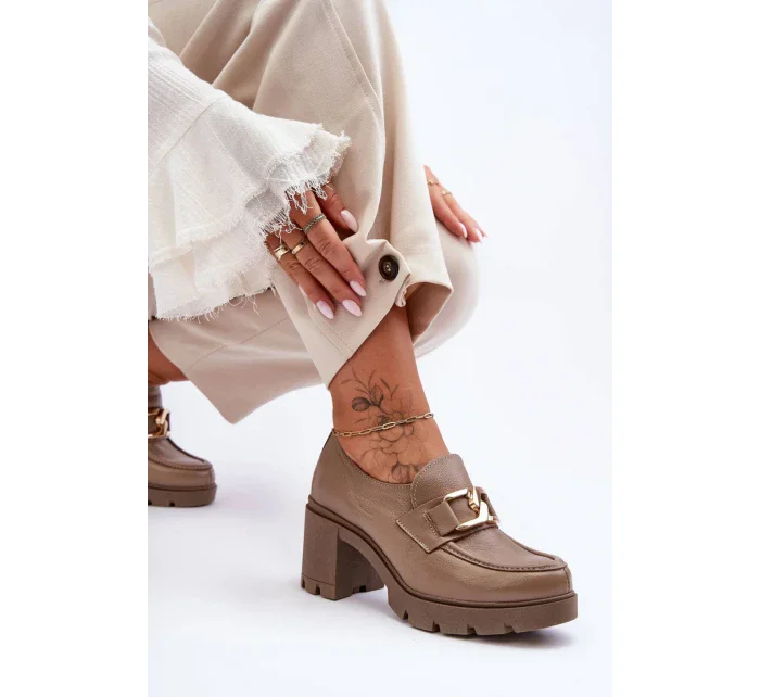 Polobotky na podpatku  model 183958 Step in style