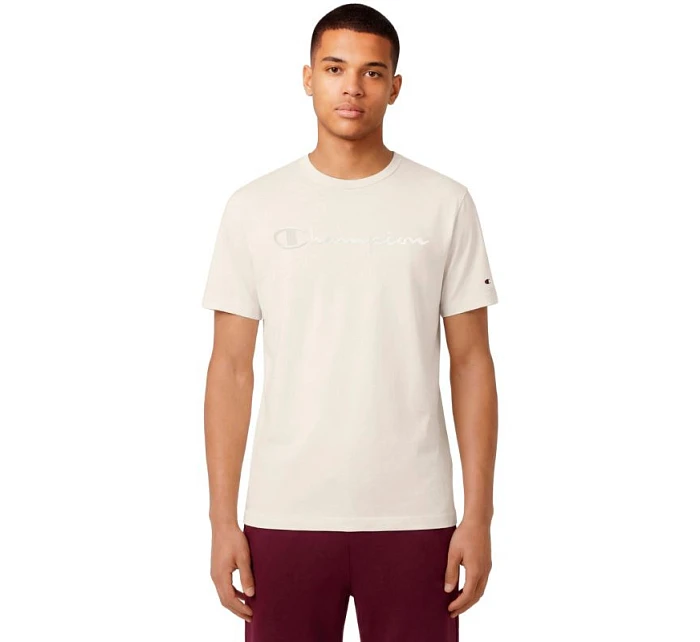 Pánské tričko SS Tee cream  pánské model 22119619 - CHAMPION