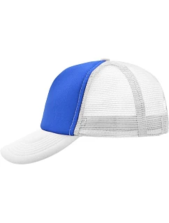 Daiber MB 70 5 panelová polyesterová síťovaná kšiltovka 03.0070 royal/white