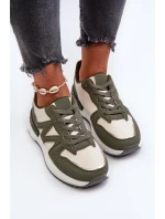 Dámské tenisky z ekologické kůže zelené Kajmány Dámské tenisky z ekologické kůže zelené Kajmány