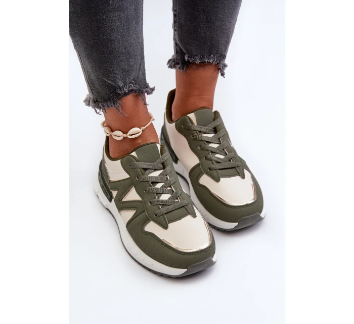 Dámské tenisky z ekologické kůže zelené Kajmány Dámské tenisky z ekologické kůže zelené Kajmány