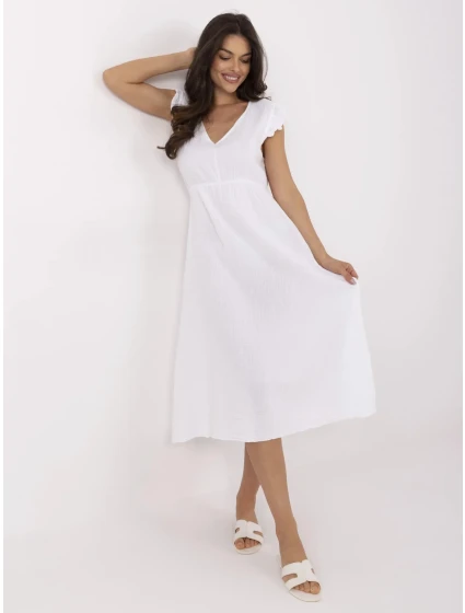Sukienka MI SK model 21133052 biały - FPrice Sukienka MI SK model 21133052 biały - FPrice