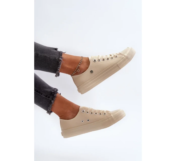 Klasické dámské tenisky Big Star Béžová Klasické dámské tenisky Big Star Béžová