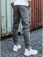 Pánské tepláky s potiskem antracitové model 21980074 - Dstreet Pánské tepláky s potiskem antracitové model 21980074 - Dstreet