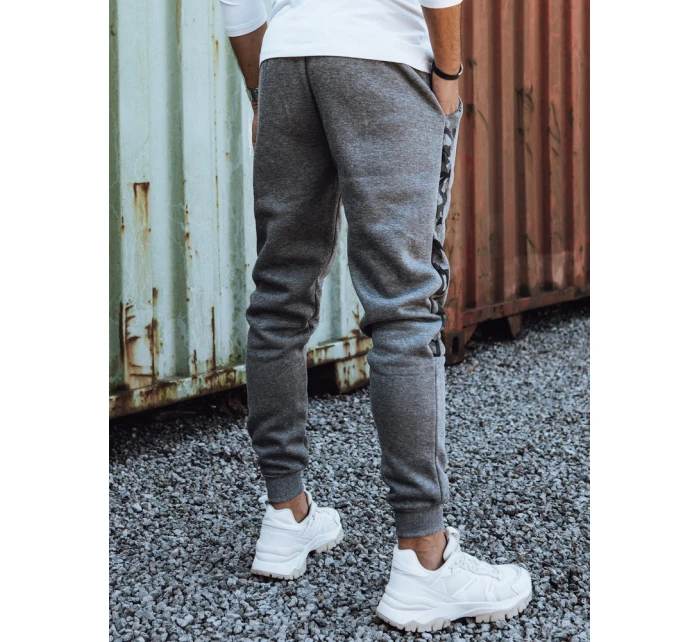 Pánské tepláky s potiskem antracitové model 21980074 - Dstreet Pánské tepláky s potiskem antracitové model 21980074 - Dstreet