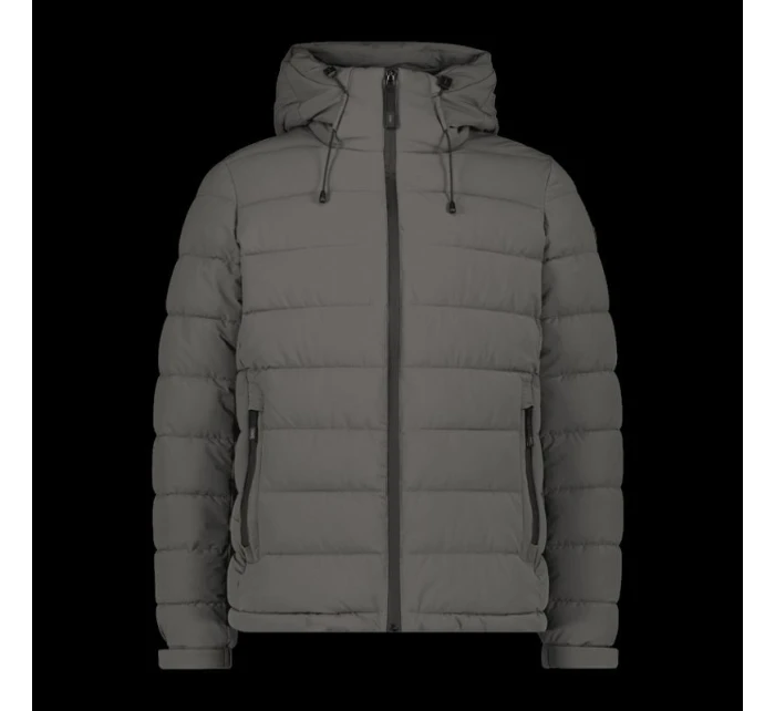 Pánská zimní sportovní zateplená bunda s kapucí CMP šedá (34K0167/E910)