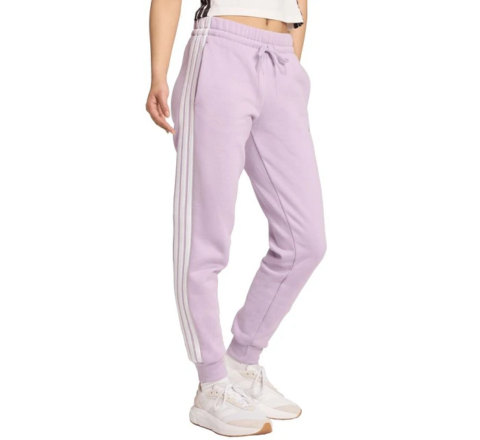 Dámské kalhoty Essentials 3Stripes Fleece Slim růžové model 21342896 dámské - ADIDAS