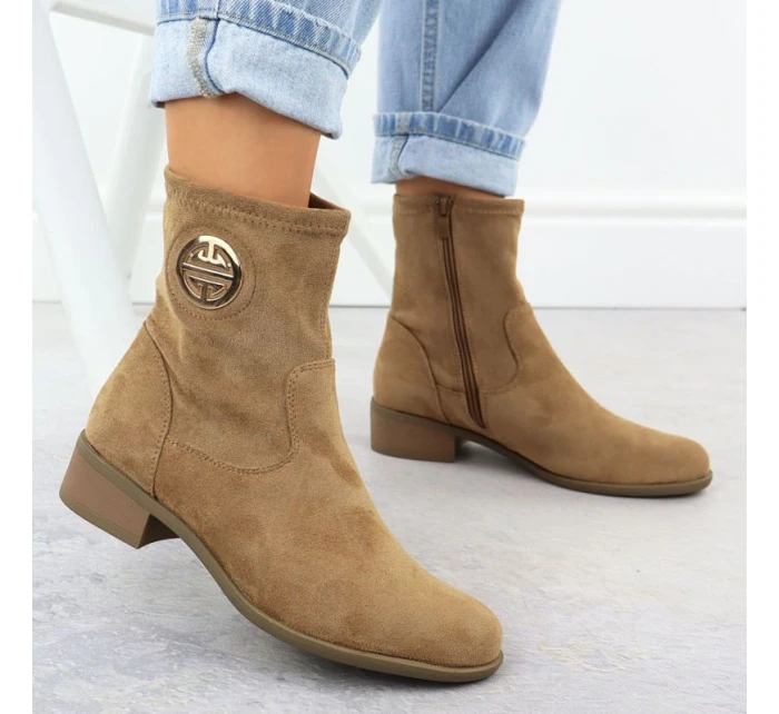 Semišové boty Jezzi W 198-28 JEZ432C