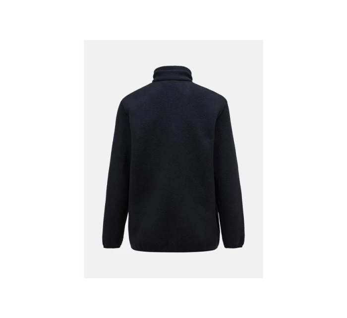 Mikina Peak Performance M Fleece Snap T-Neck černá