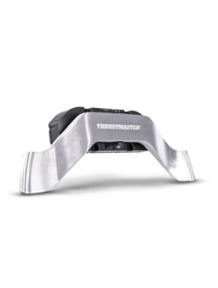 Volant Thrustmaster T-Chrono, PC, PS4, PS5, Xbox One, Xbox Series S/X, stříbrný, hliník, Čína, 1 ks.