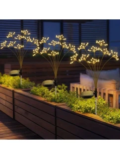 SOLÁRNÍ LUCERNA DMYCHADLO STROM OHŇOSTROJE 72CM 60 VEDL