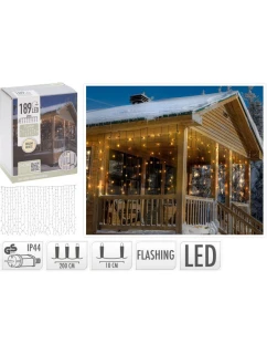 LAMPKI CHOINKOWE LED CIEPŁY BIAŁY FLASH model 21832469