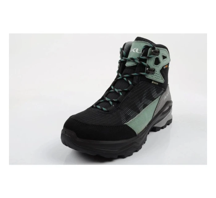 dámská trekingová sportovní obuv model 21948140 Goretex leather black green dámské - Aku