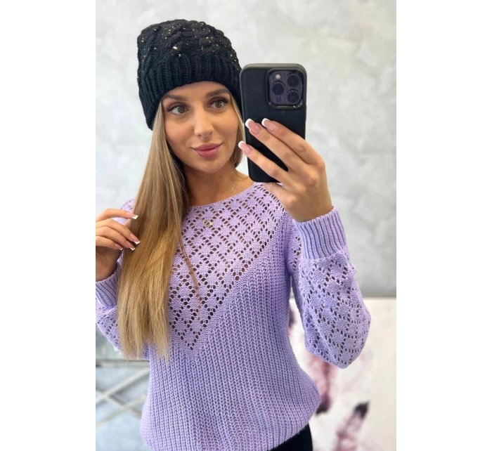 Dámská čepice Kalina K362 černá Dámská čepice Kalina K362 černá