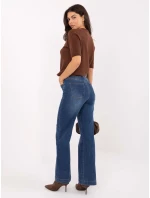 Spodnie jeans SP  ciemny niebieski model 21734308 - FPrice