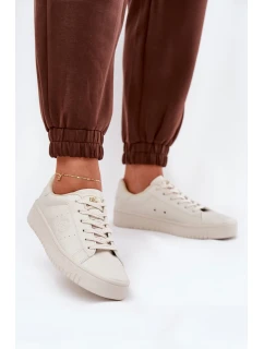 Dámské tenisky z ECO kůže Big Star – béžové