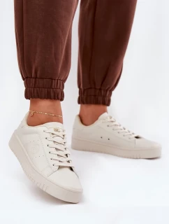Dámské tenisky z ECO kůže Big Star – béžové