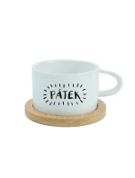 PÁTEK - bílý hrníček makronka 200 ml