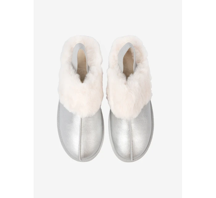 Komfortní sněhule stříbrné dámské platforma Komfortní sněhule stříbrné dámské platforma