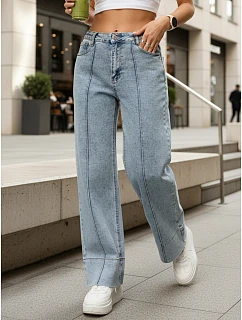 Jeansy damskie  stan niebieskie model 22123837 - FashionStreet