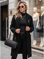 Płaszcz damski typu z czarny model 22353067 - FashionStreet Płaszcz damski typu z czarny model 22353067 - FashionStreet
